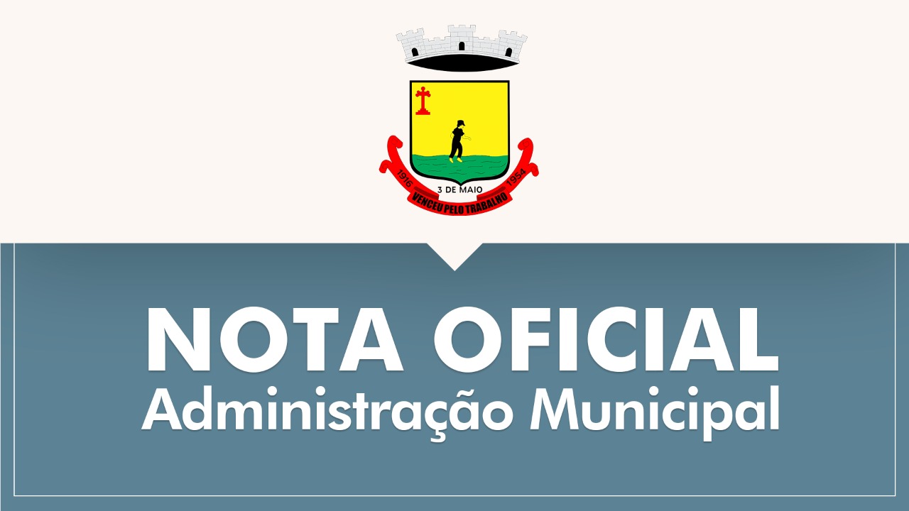 MUNICÍPIO REITERA ESTADO DE CALAMIDADE PÚBLICA